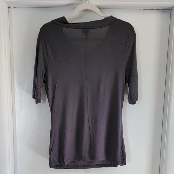 Worthington Cowl Neck Blouse in Gray - Picture 5 of 5